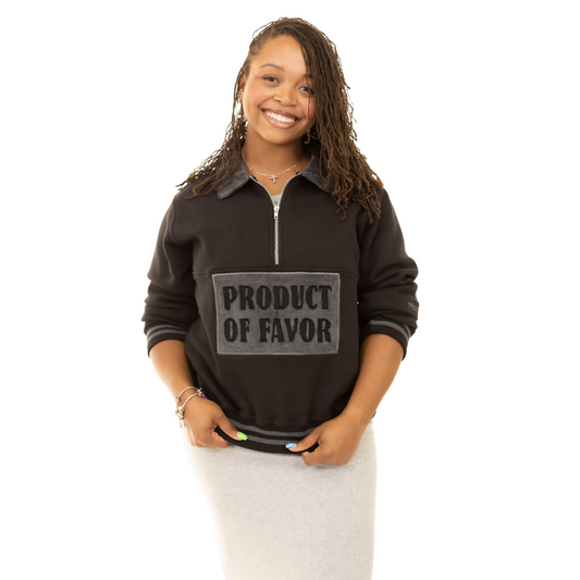 Favor Half-Zip Pullover (Black)