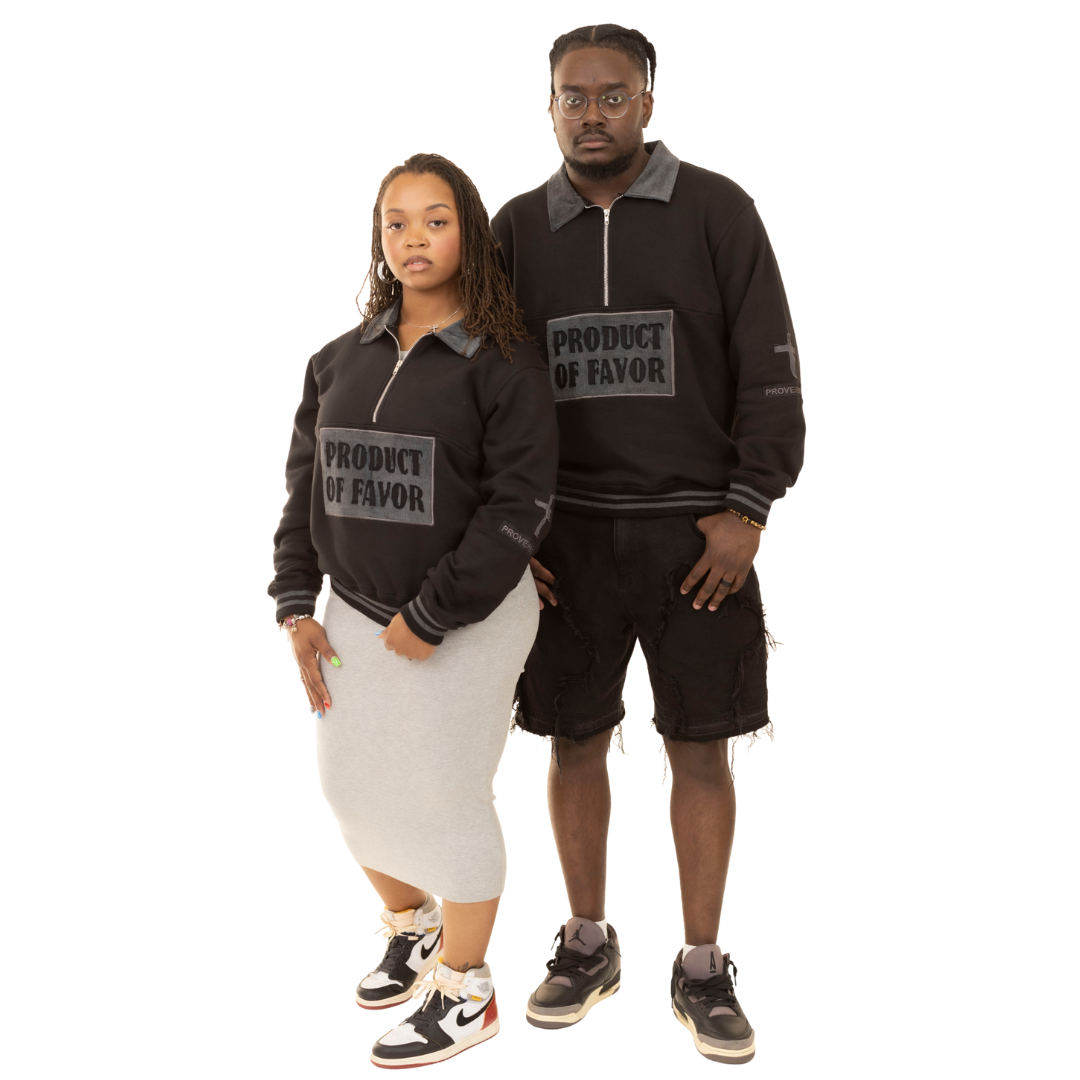 Favor Half-Zip Pullover (Black)