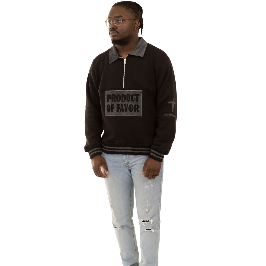 Favor Half-Zip Pullover (Black)