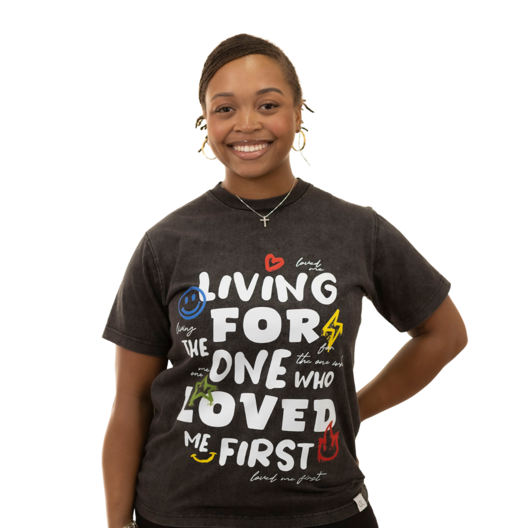 First Love- Acid WashTee