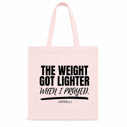 The Lighter Load Tote (Black Print)
