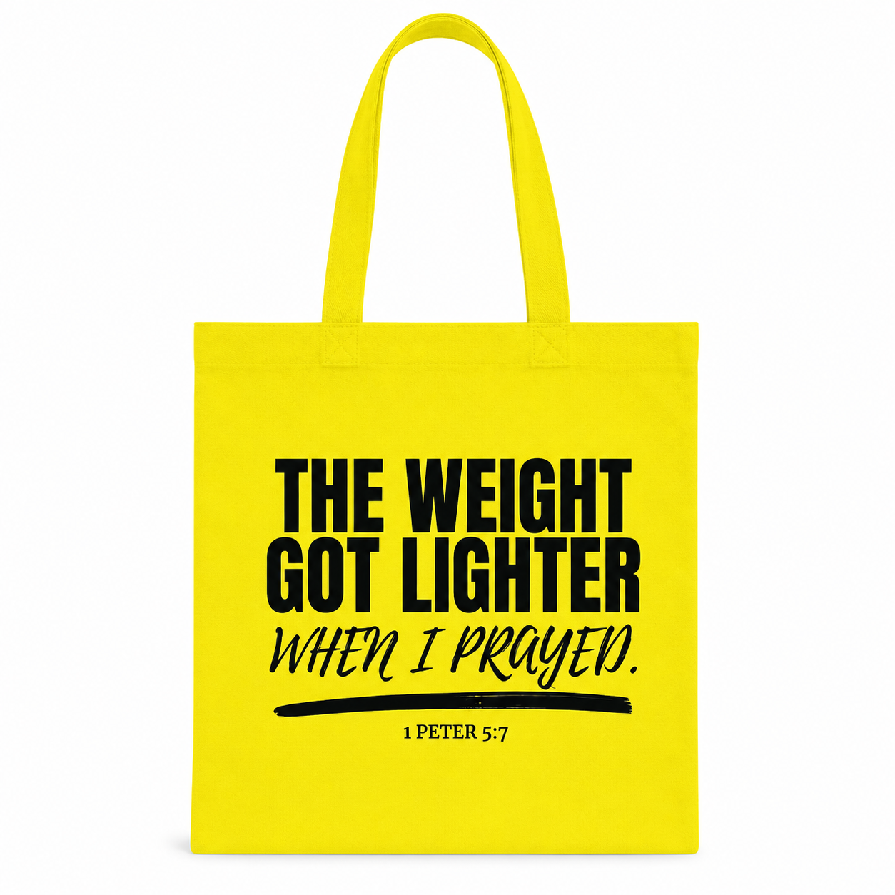 The Lighter Load Tote (Black Print)
