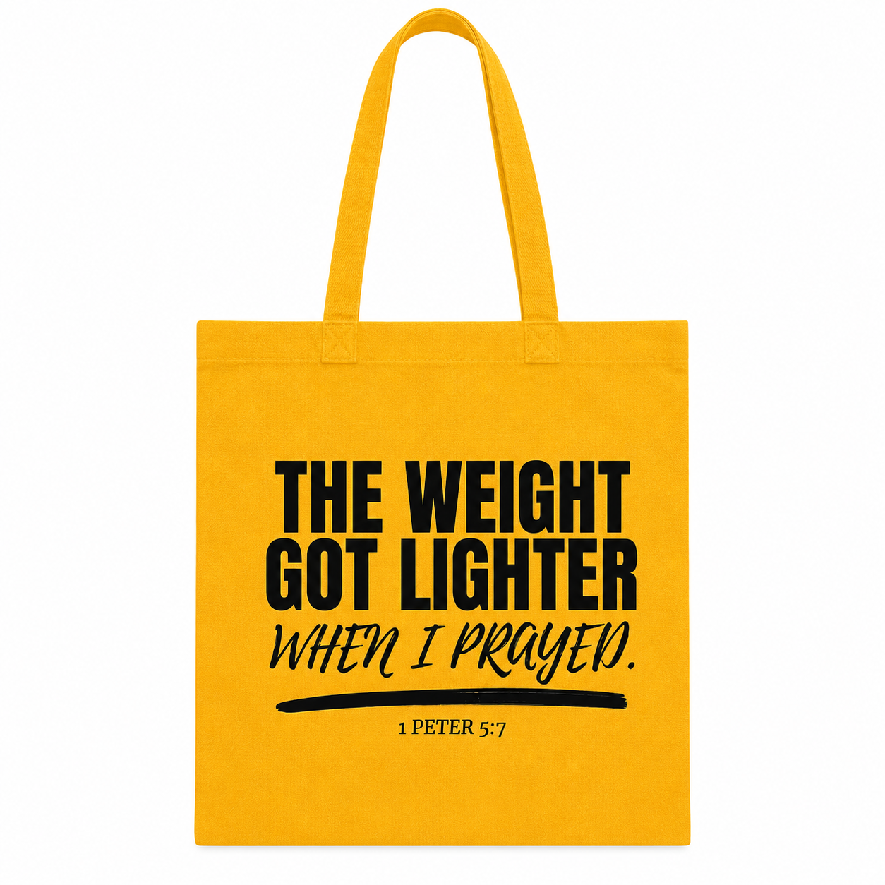The Lighter Load Tote (Black Print)