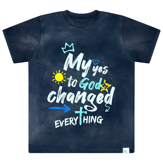 Yes Lord - Acid Wash Tee